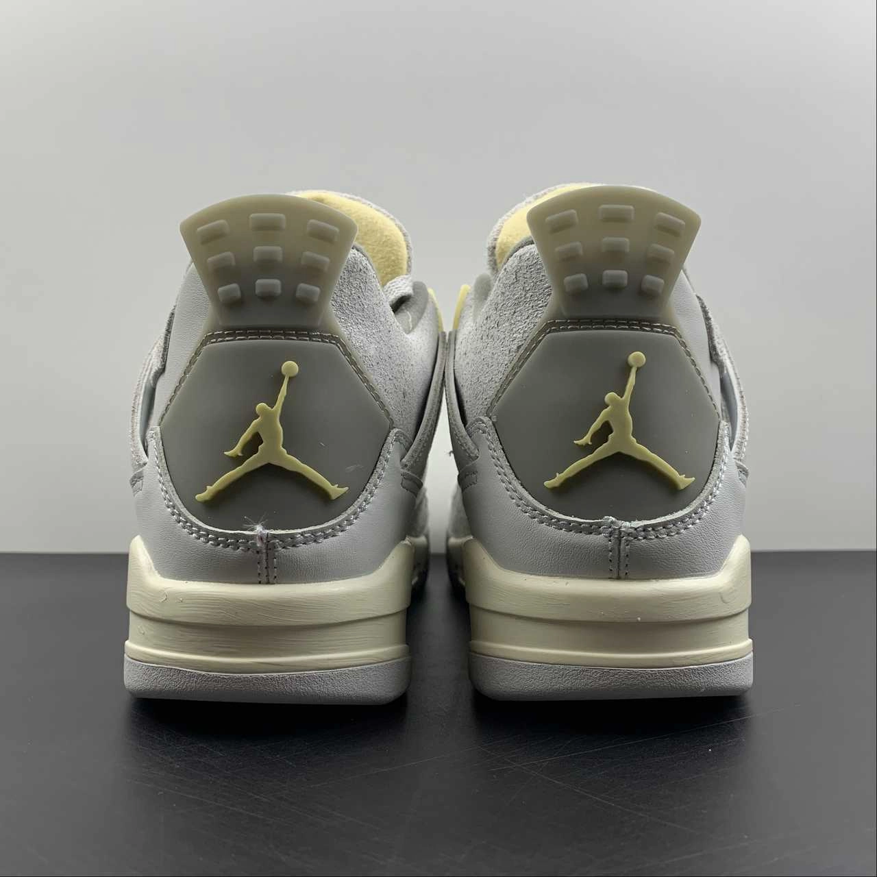 Air Jordan 4 Retro SE Craft Photon Dust Pale Vanilla Off White Sail DV3742-021 Vented Air Channels Kinetic Energy Transfer