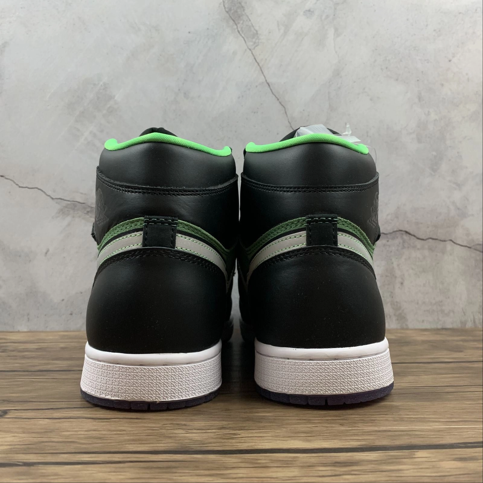 Office Casual Air Jordan 1 Retro High Zoom Zen Green Black Tomatillo Rage CK6637-002