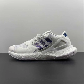 Flexible Soles Easy Glide Adidas Day Jogger Boost White Blue White FY3026