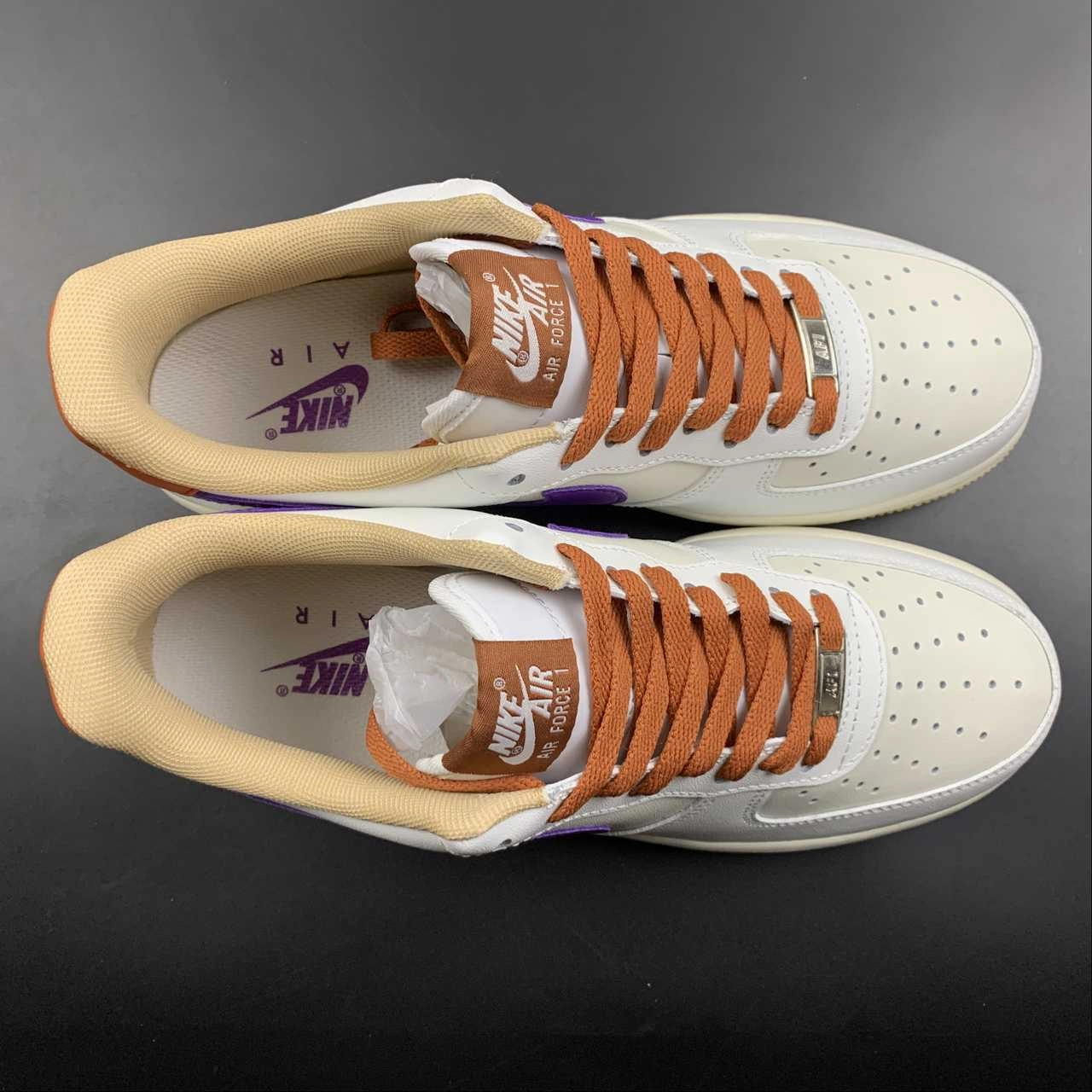 Understated Style Air Force 1 07 Low Purple Cabbage Orange YY3188-102