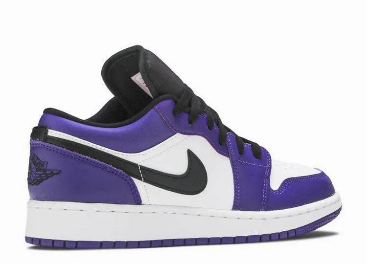 Bridge Path Soft Focus Air Jordan 1 Low Court Purple (GS)