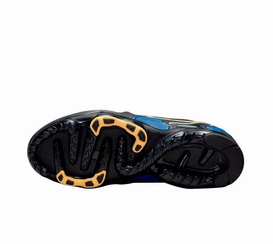 Body Movement Wireless Lacing Tech Air VaporMax EVO Black Blue Yellow CZ1924-001