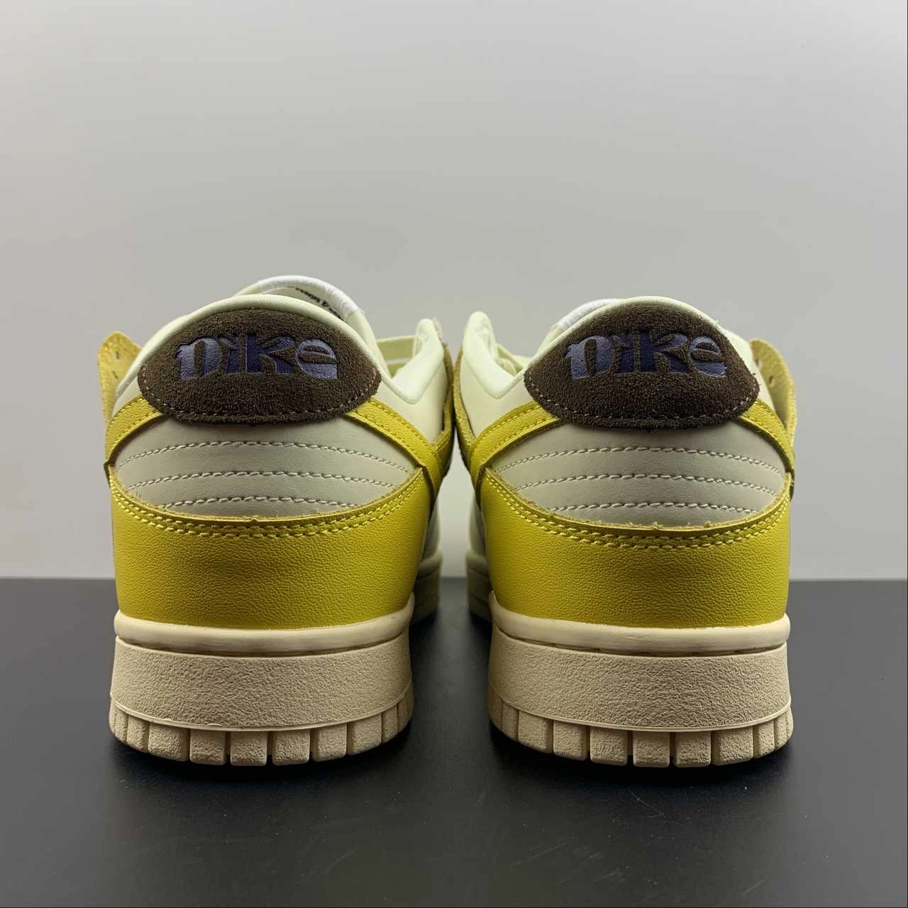 Versatile Look SB Dunk Low LX Banana Coconut Milk Vivid Sulfur Cacao Wow DR5487-100