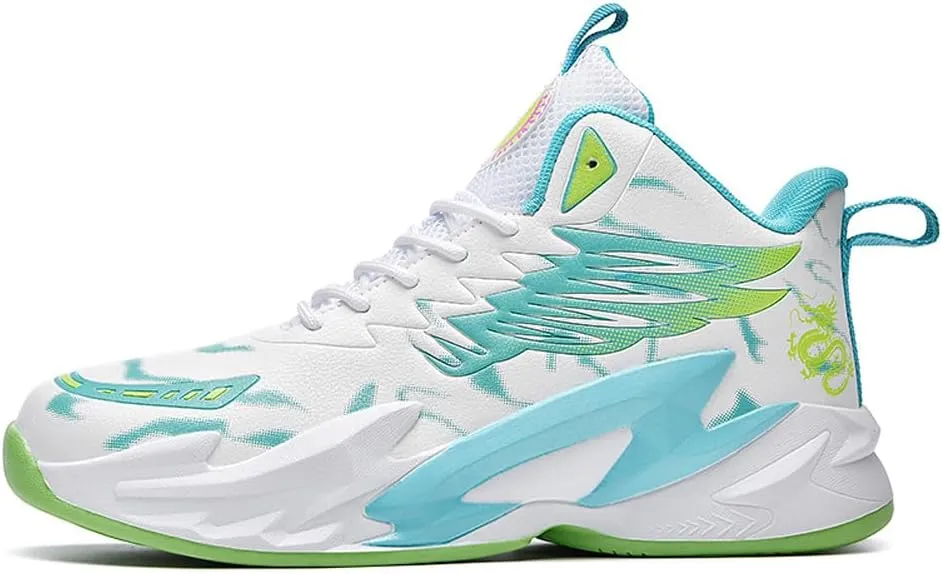VAXAV Unisex Women's Men's Fashion High Top Basketball Shoes Non Slip Outdoor Tennis Sneakers