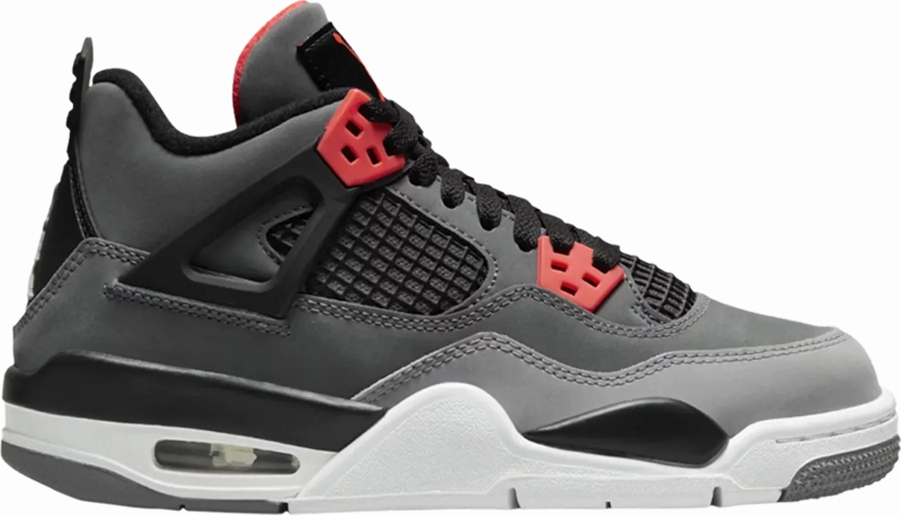 Nike Jordan 4 Infrared GS Durable Lining Flexible Support