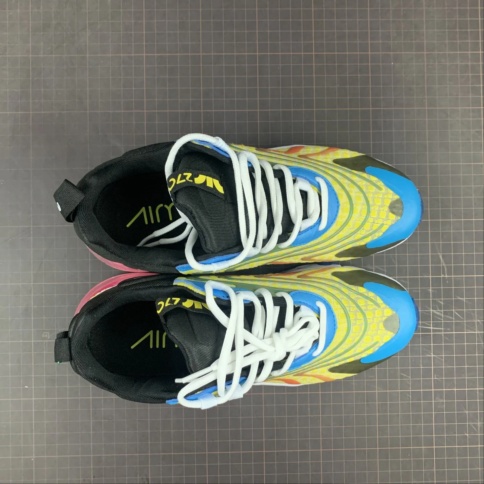 Air Max 270 React Yellow CD6870-403 morning running footwear