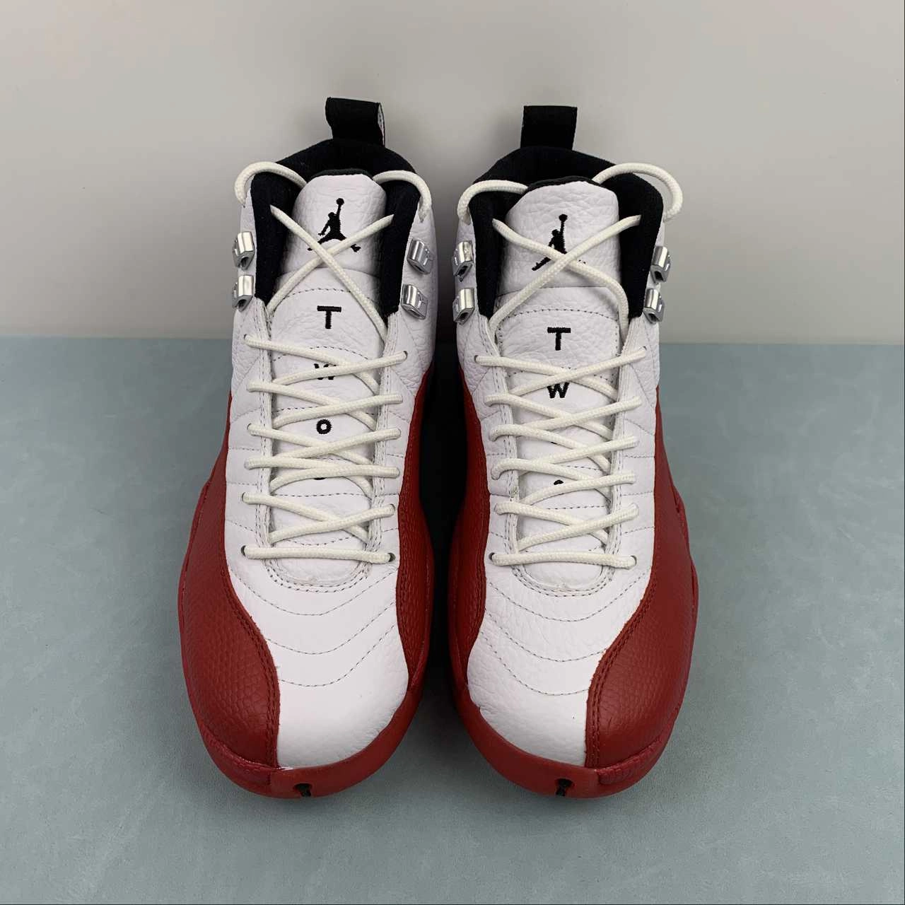 Air Jordan 12 Retro Cherry White Black Varsity Red CT8013-116 Dual Density Foam Layers