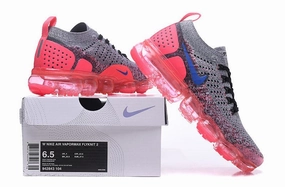 Air VaporMax Flyknit 2.0 Grey Pink Blue 942843-104 Recycled materials Sculpted stability