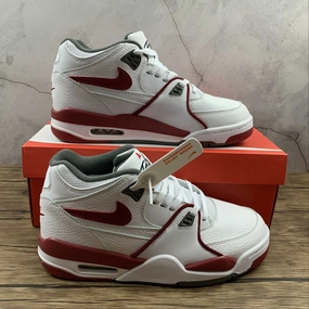 Air Flight 89 White Red DD1173-100 Cool Mesh