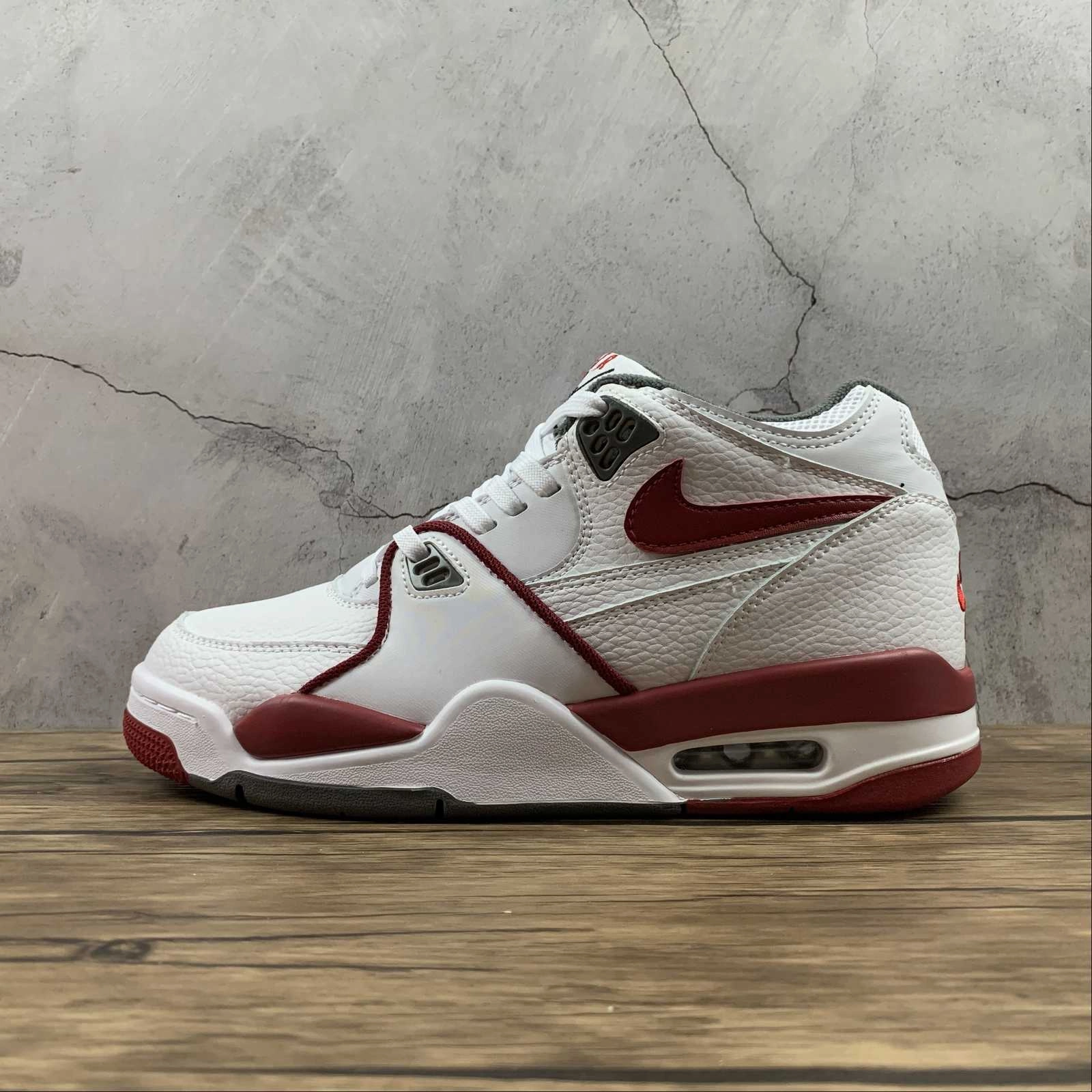 Cushioned Support Air Flight 89 White Red DD1173-100