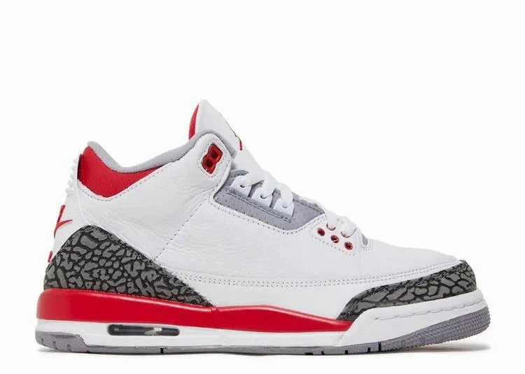 Casual Wear Air Jordan 3 Fire Red (GS)