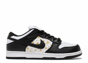 Nike SB Dunk Low Supreme Black Knit Fabric Design
