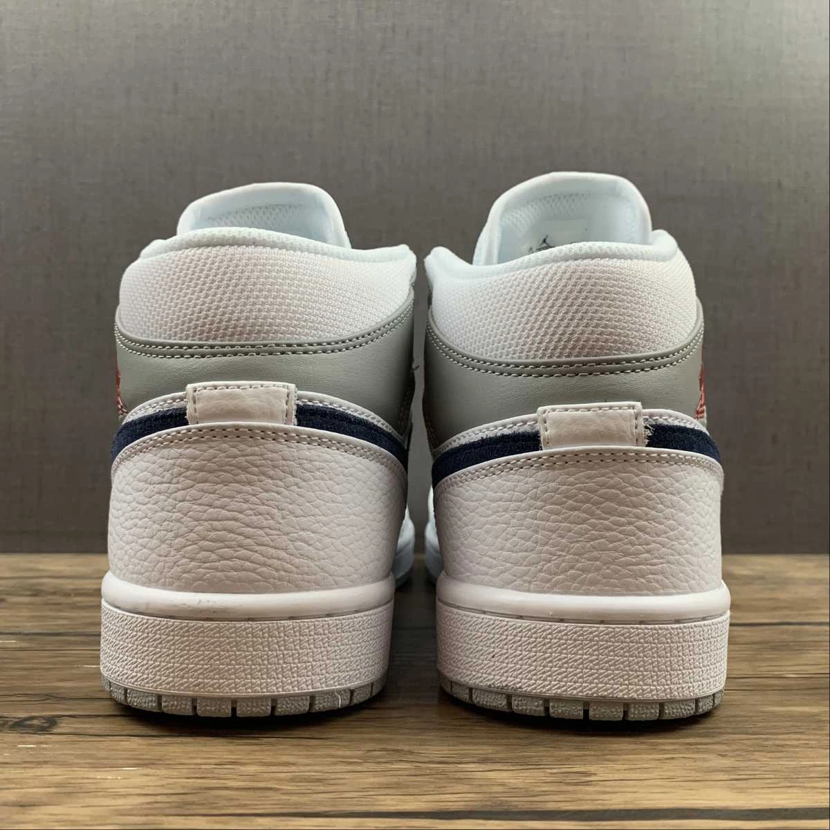 Air Jordan 1 Mid ??Paris?? White Blue Grey (2022) DR8038-100 Quick Trip portable