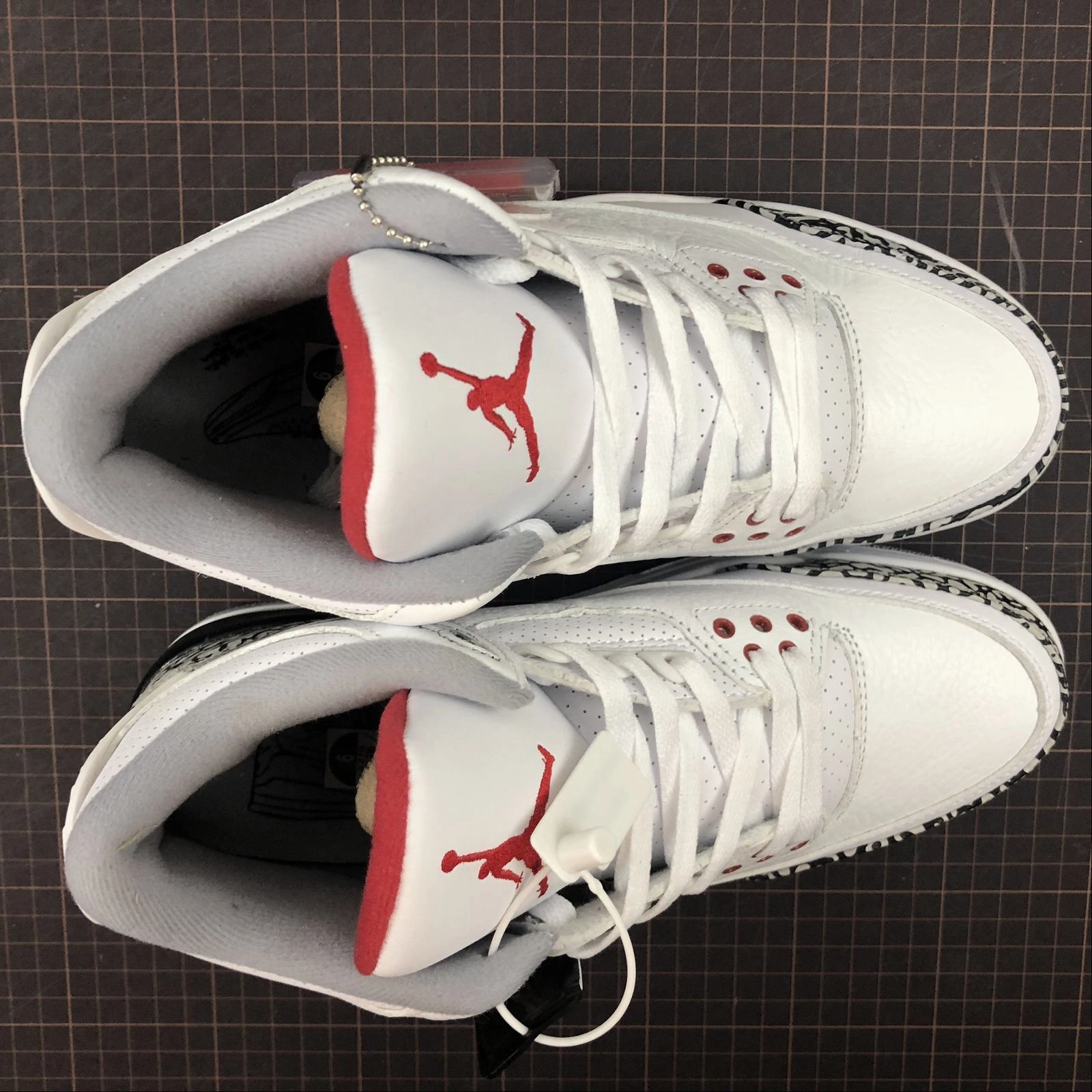 Any Day Air Jordan 3 Retro JTH NGR White White-Fire-Red-Black AV6683-160