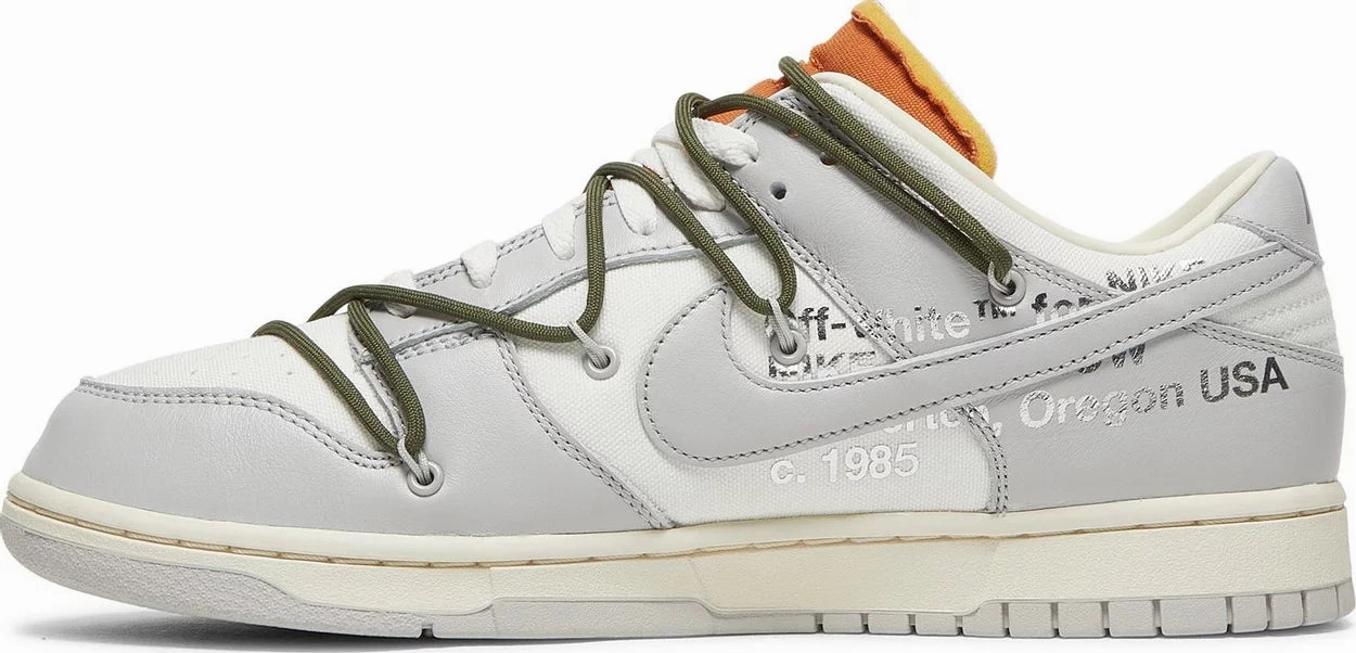 Nike Dunk x Off White Lot 22/50 Dynamic Lacing Elastic Sides