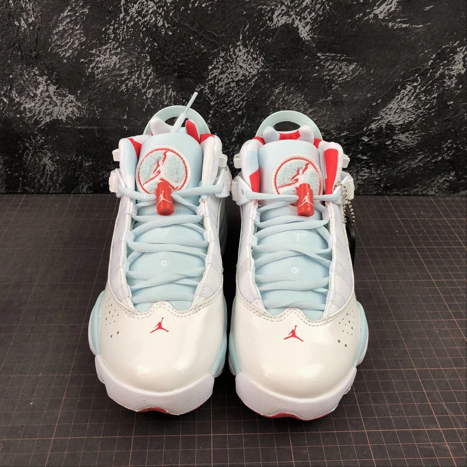 Shock Absorption Midsole Torsion System Air Jordan 6 Rings White Ember Glow-Topaz Mist 323399-104