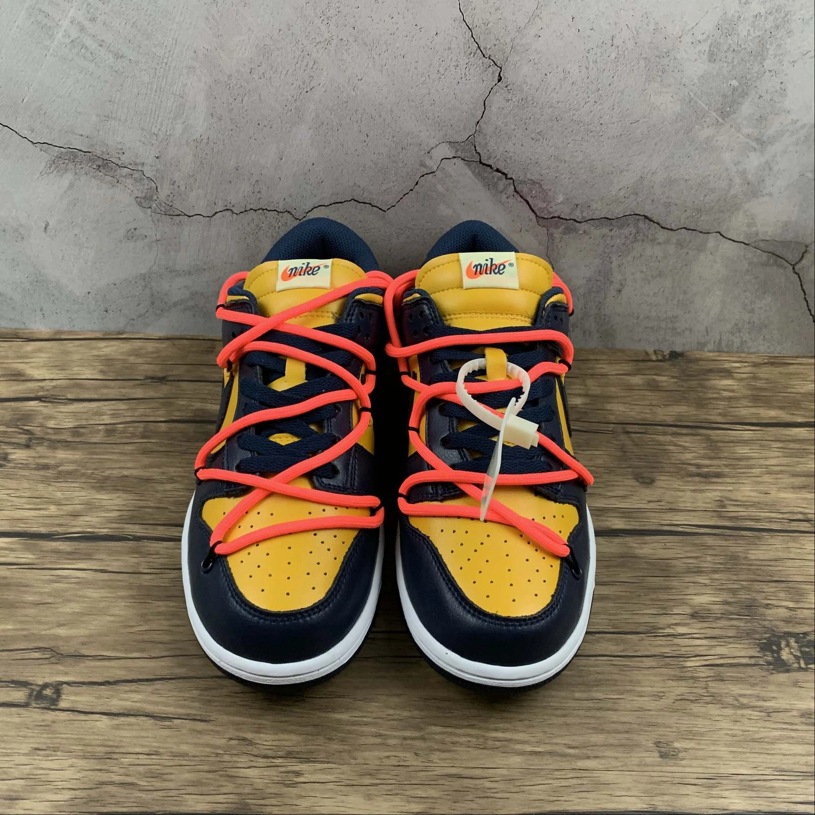 Insole Tech Dunk Low LTHR OW FUTURA Dk.Blue Yellow CT0856-700