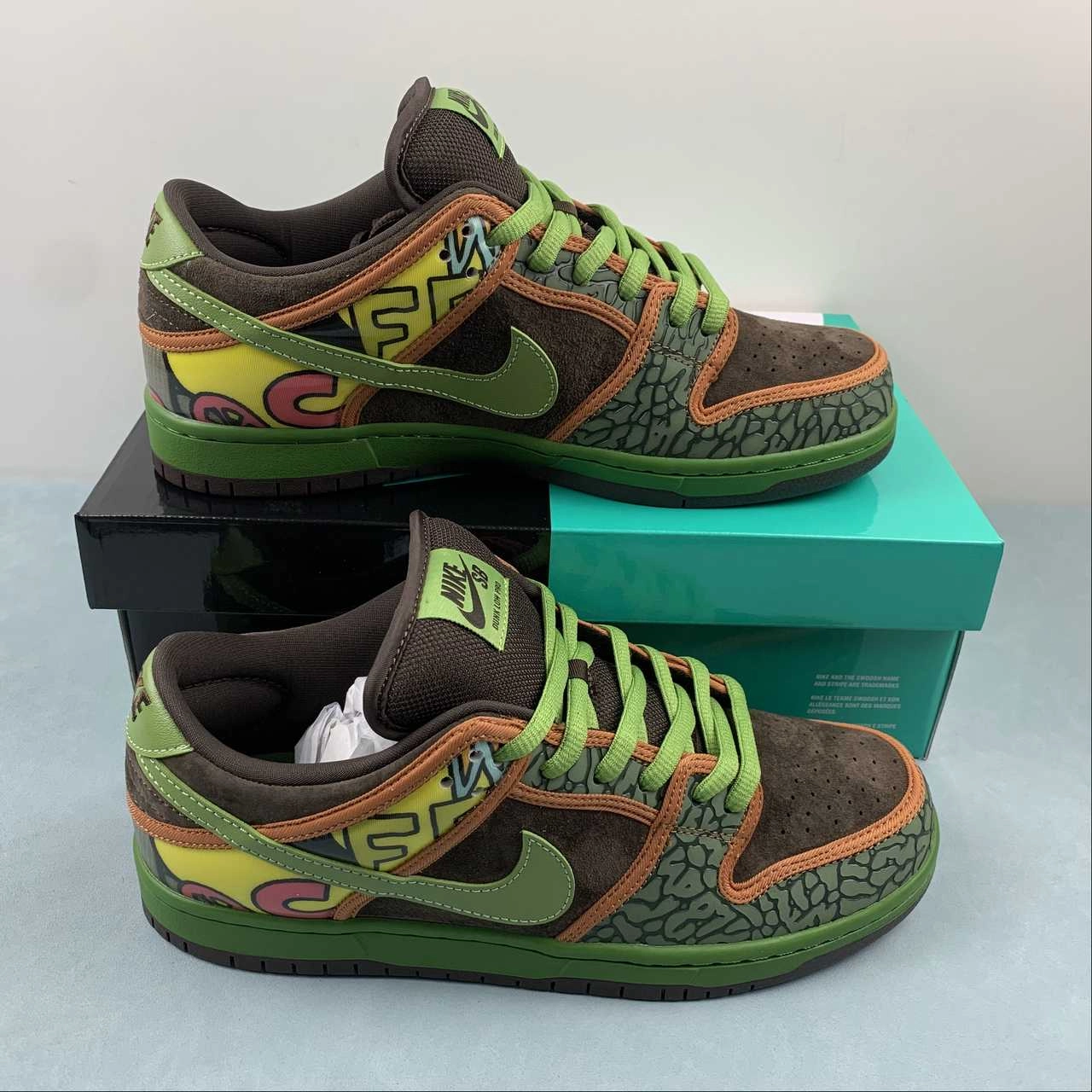 Dunk Low Premium Dls SB Quickstrike De La Soul Altitude Brown Green 789841-332 Cross Walk Minimalist Aesthetic