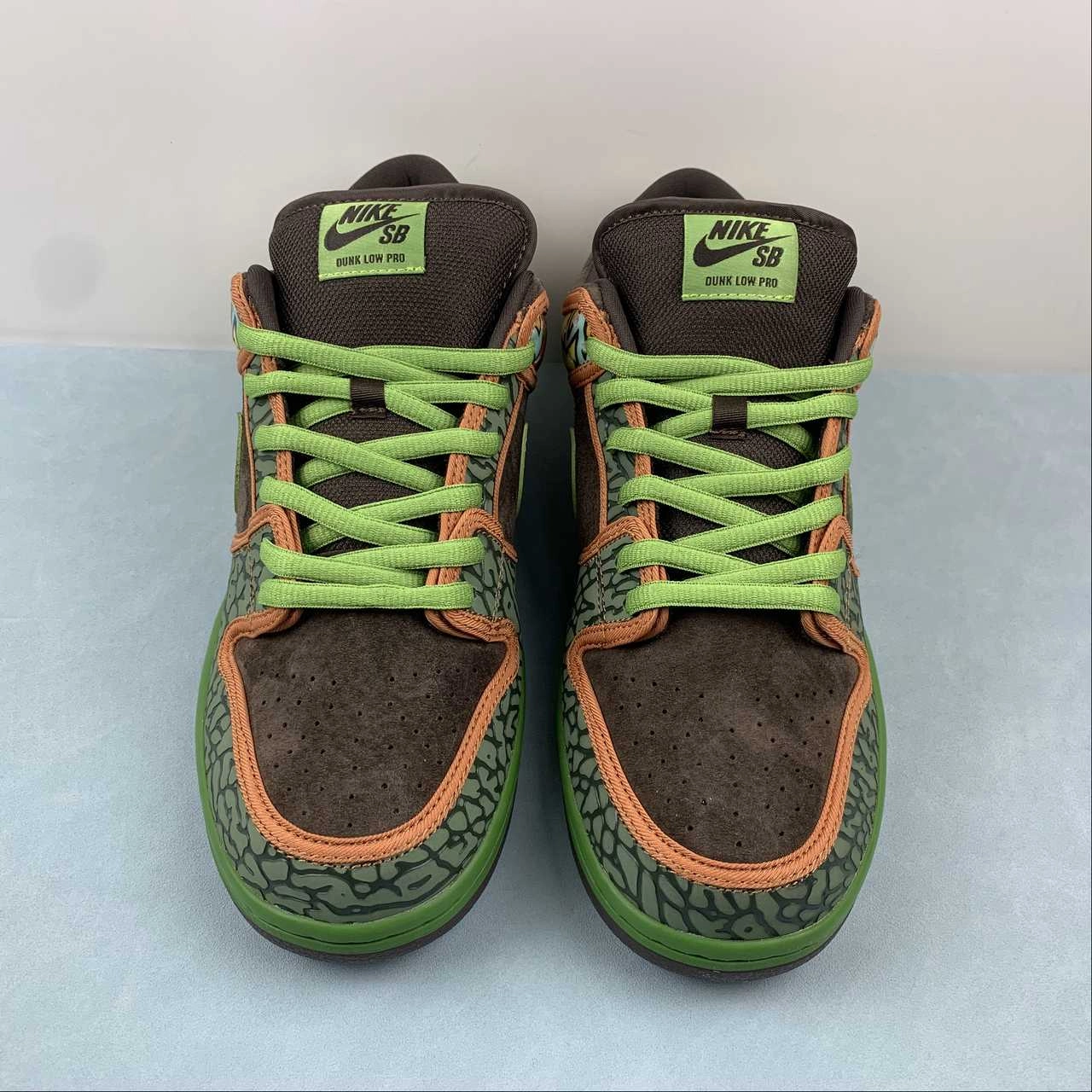 Dunk Low Premium Dls SB Quickstrike De La Soul Altitude Brown Green 789841-332 Bendable Premium Quality