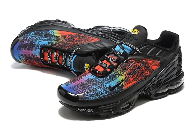 Air Max Plus 3 Tuned Air Black Multi Color FD0671-001 high - performance supportive foam sole shoes