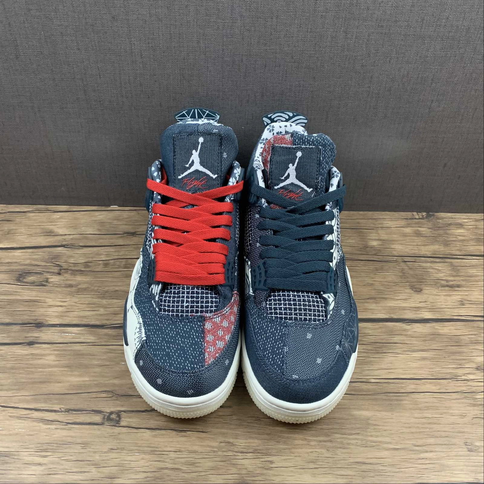 Mobility Wear Air Jordan 4 Retro SE Sashiko Deep Ocean Fire Red Sail CW0898-400