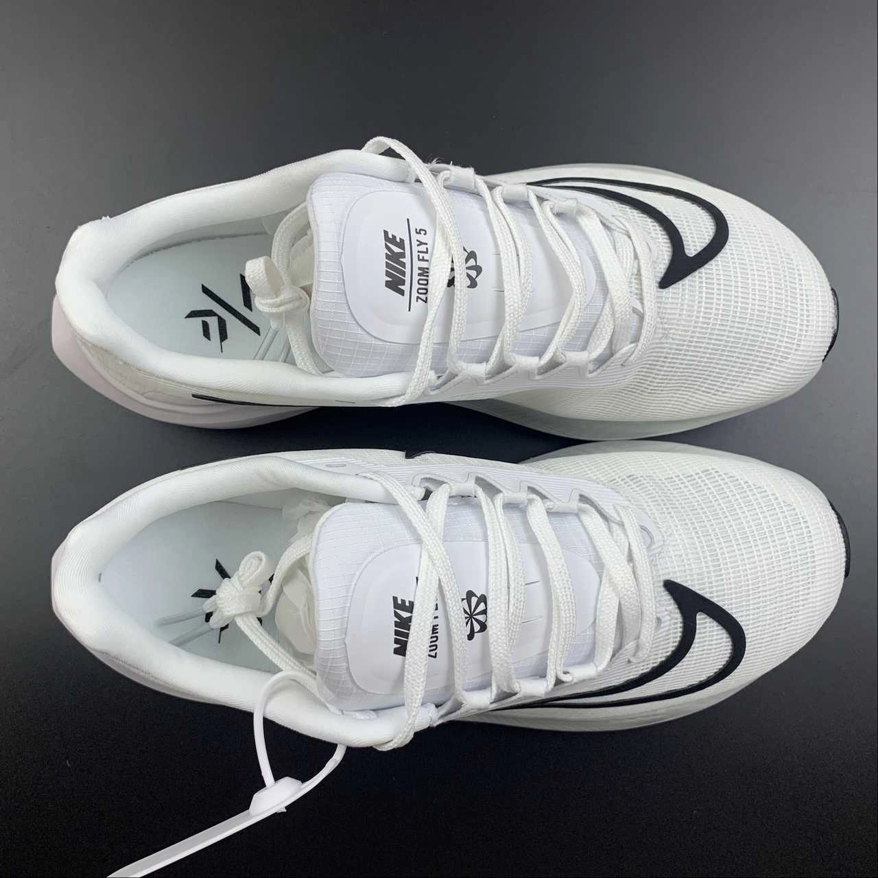 Calorie burn Wide toe box Zoom Fly 5 White White-Black DM8968-500