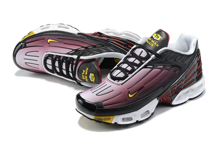 Air Max Plus 3 Black Dark Red Grey DH3984-903 uneven - terrain shoes Branded