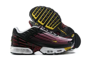 Air Max Plus 3 Black Dark Red Grey DH3984-903 running shoes for cross - country meets