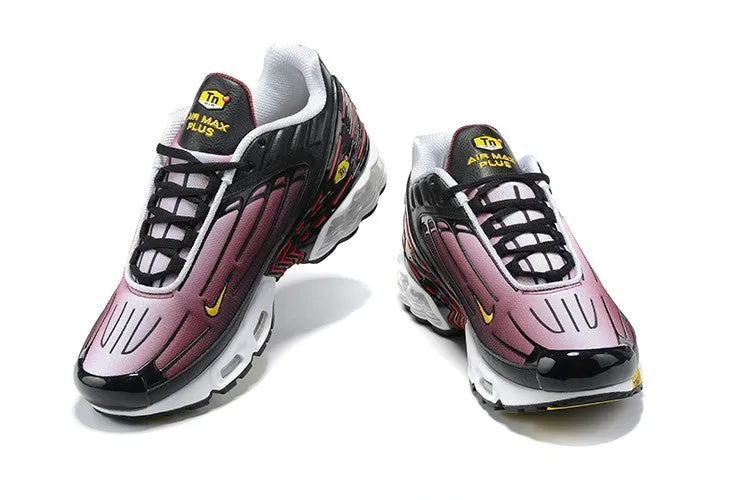 Anti Slip Tread natural materials Air Max Plus 3 Black Dark Red Grey DH3984-903