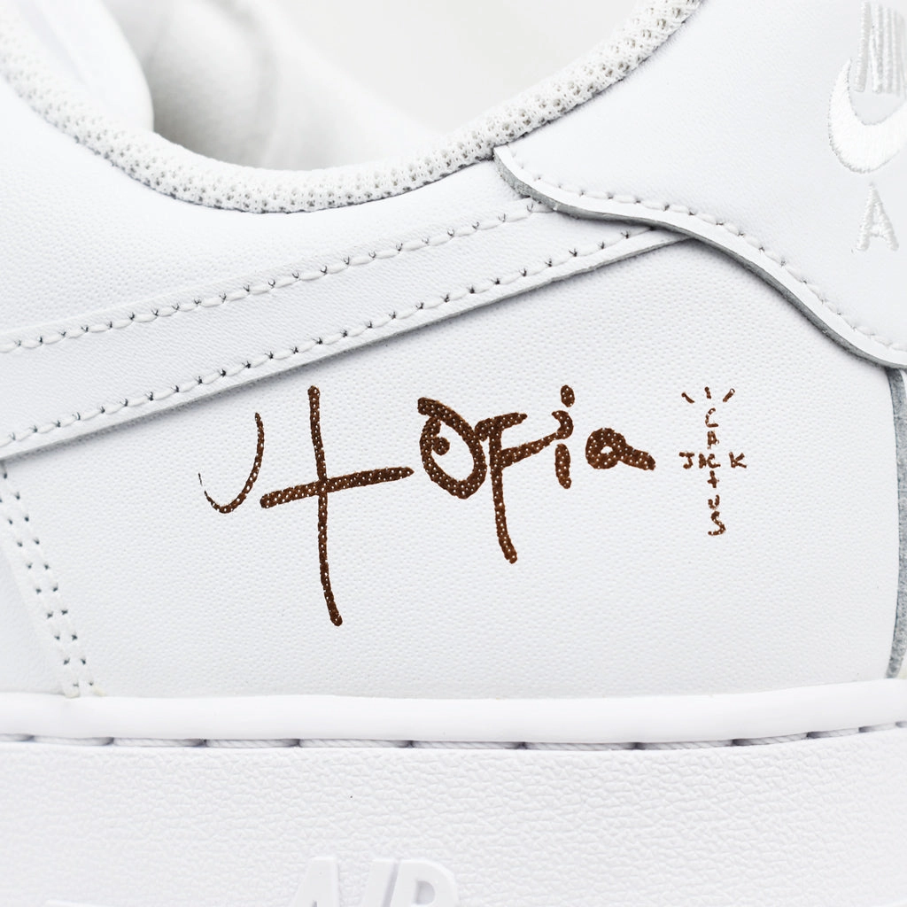 Personalized Training Plans Nike Air Force 1 Low x Travis Scott Cactus Jack Utopia - White