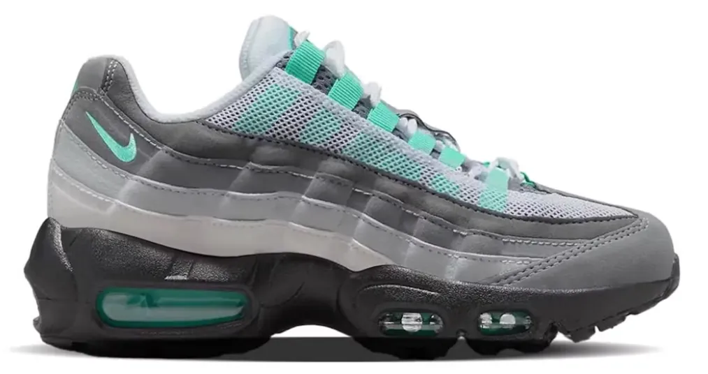 NIKE AIR MAX 95 TURQUOISE (JUNIORS) Comfortable Arch Support