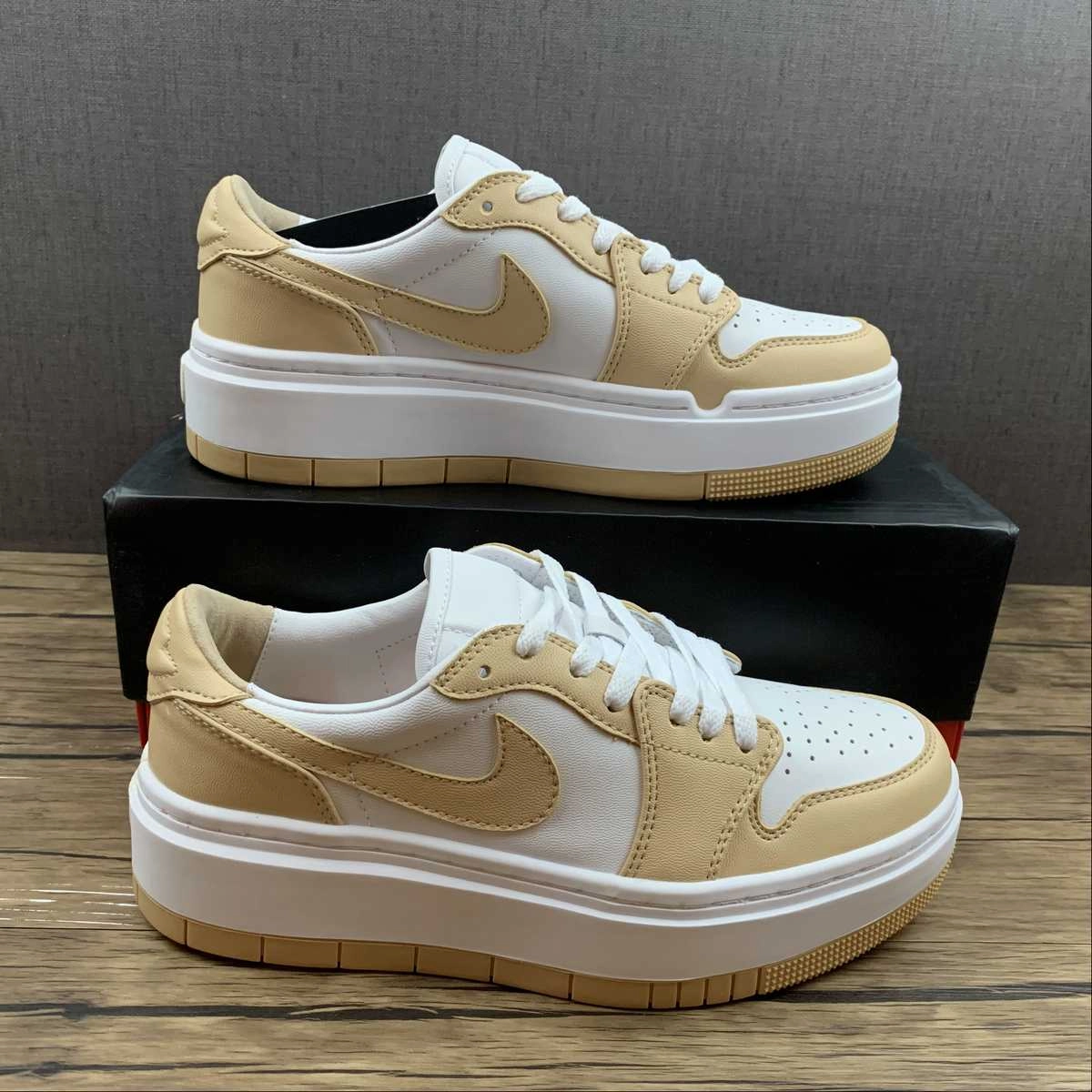 Foam Midsole Bonded Reinforcement Panels Air Jordan 1 Elevate Low SE White Onyx DH7004-102