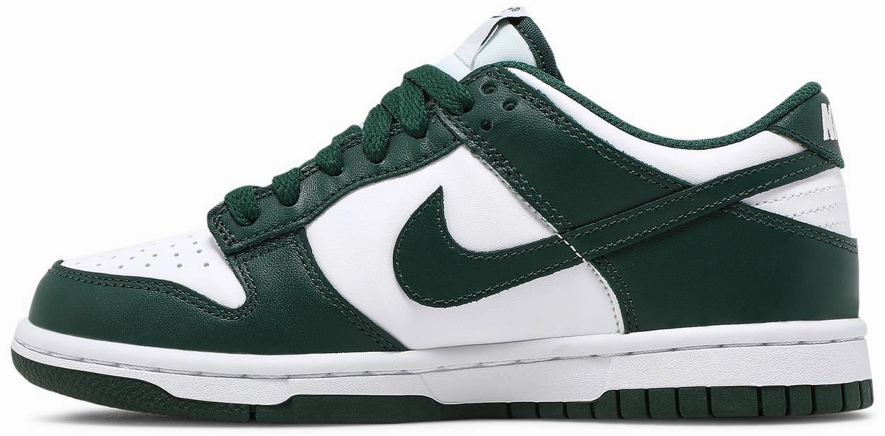 Bounce Back Recycled Fiber Upper Nike Dunk Low Michigan State GS