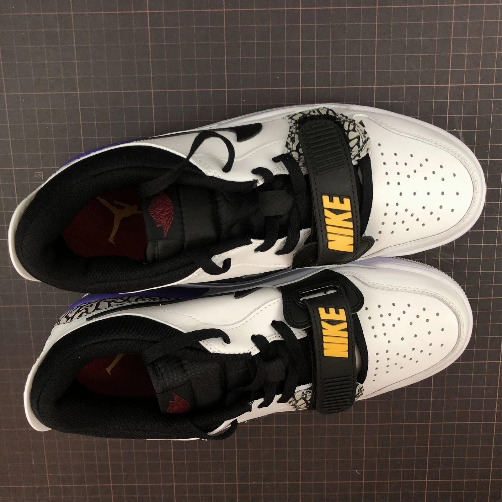 Lace Up Style Max Comfort Air Jordan Legacy 312 Low White Black Purple CD7069-108