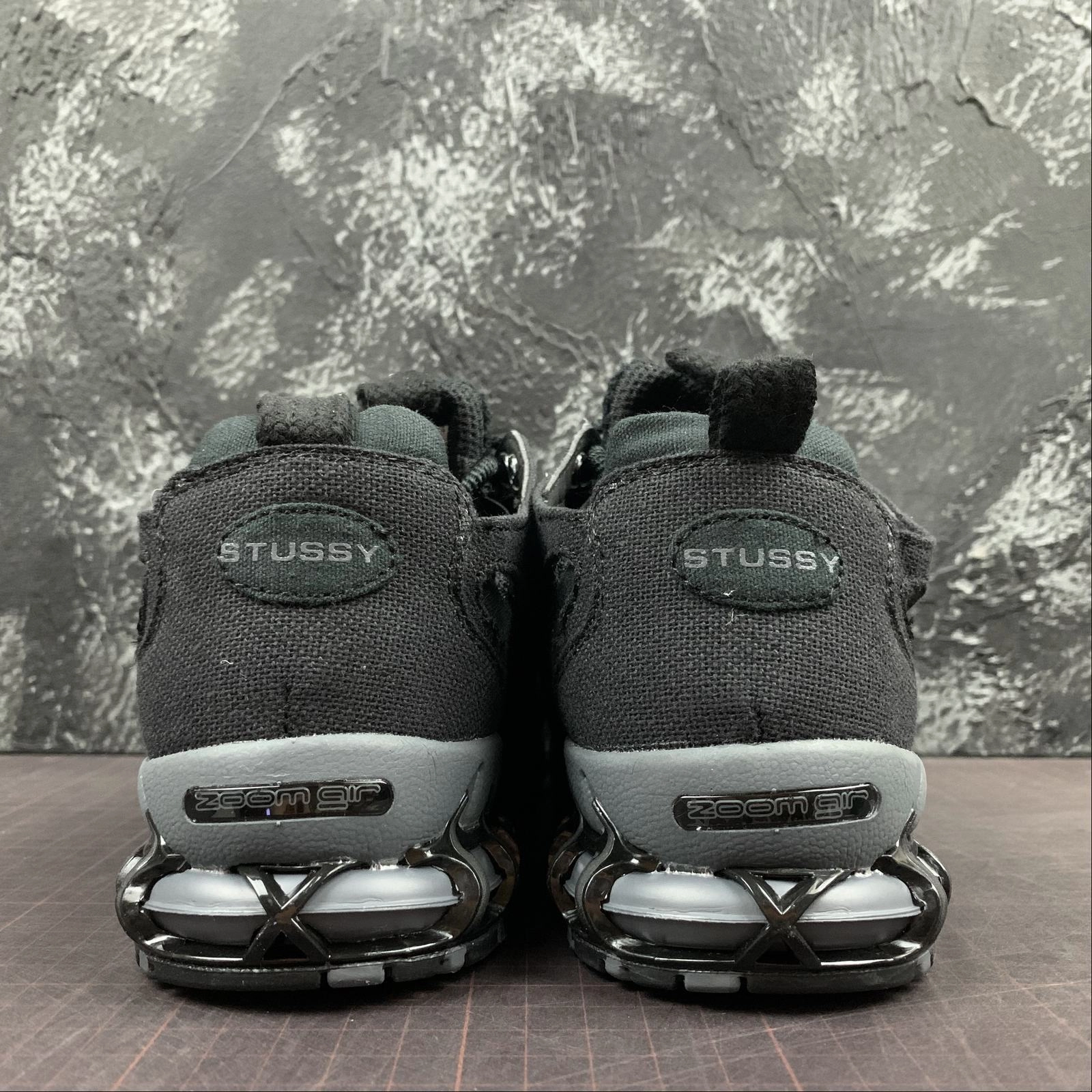 Air Zm Spiridon Cg 2 Stussy Black-Black CQ5486-001 concrete running shoes lightweight - upper shoes