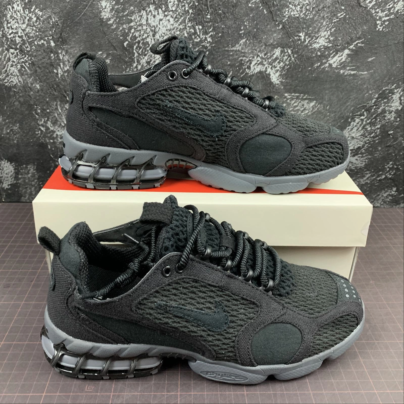 Fitness routine Flexible Footwear Air Zm Spiridon Cg 2 Stussy Black-Black CQ5486-001