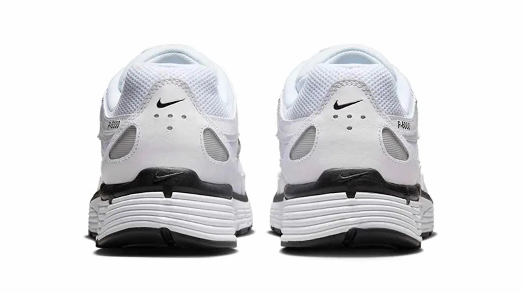 NIKE P-6000 'WHITE METALLIC SILVER BLACK' Everyday Pace