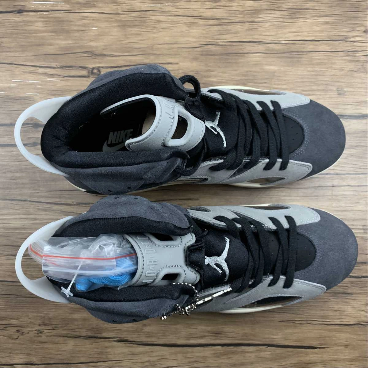 Air Jordan 6 Retro Black Chrome-Lt Smoke Grey CK6635-001 Comfort arch