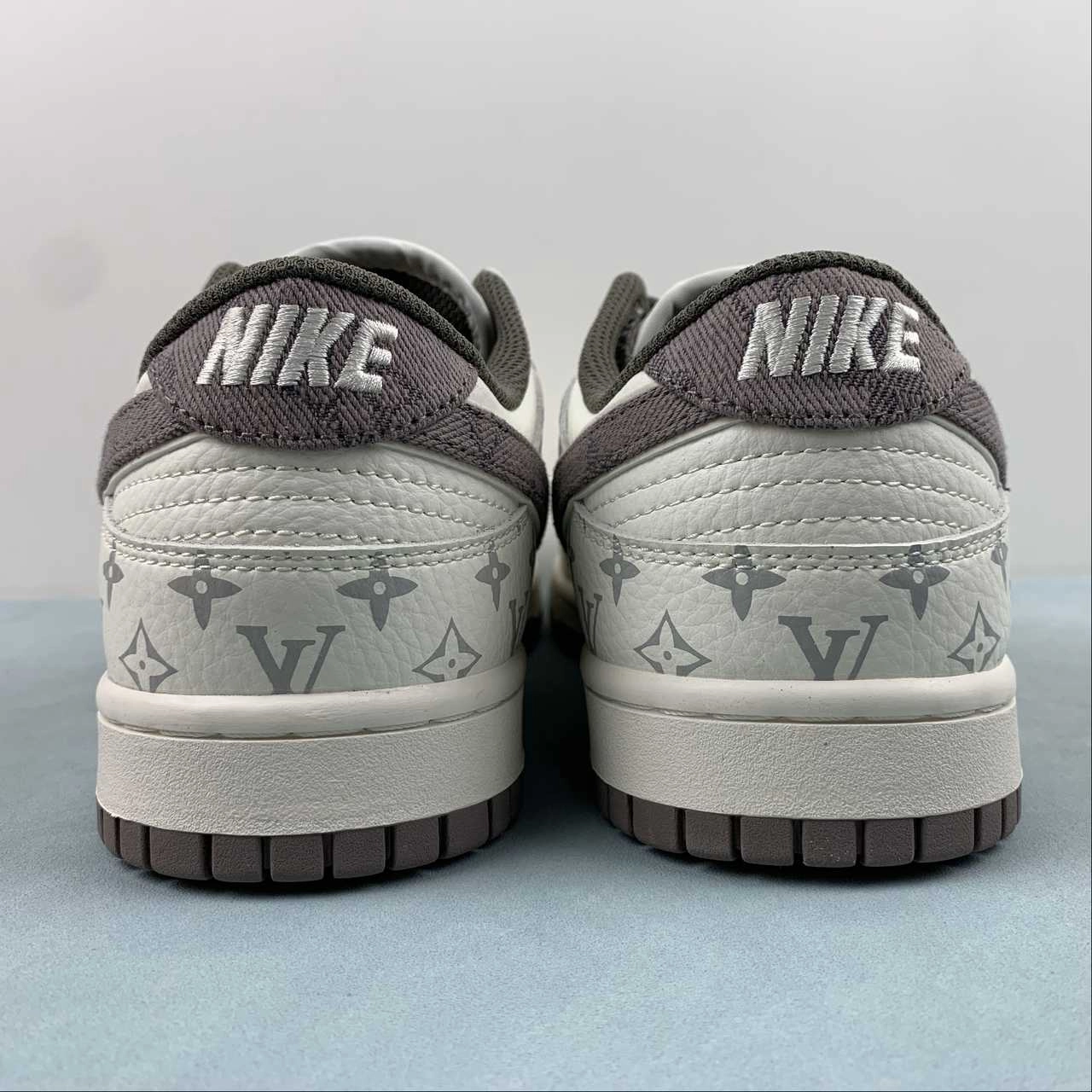 Recycled Rubber Sport Casual LV x SB Dunk Low Off White Gray FC1688-131