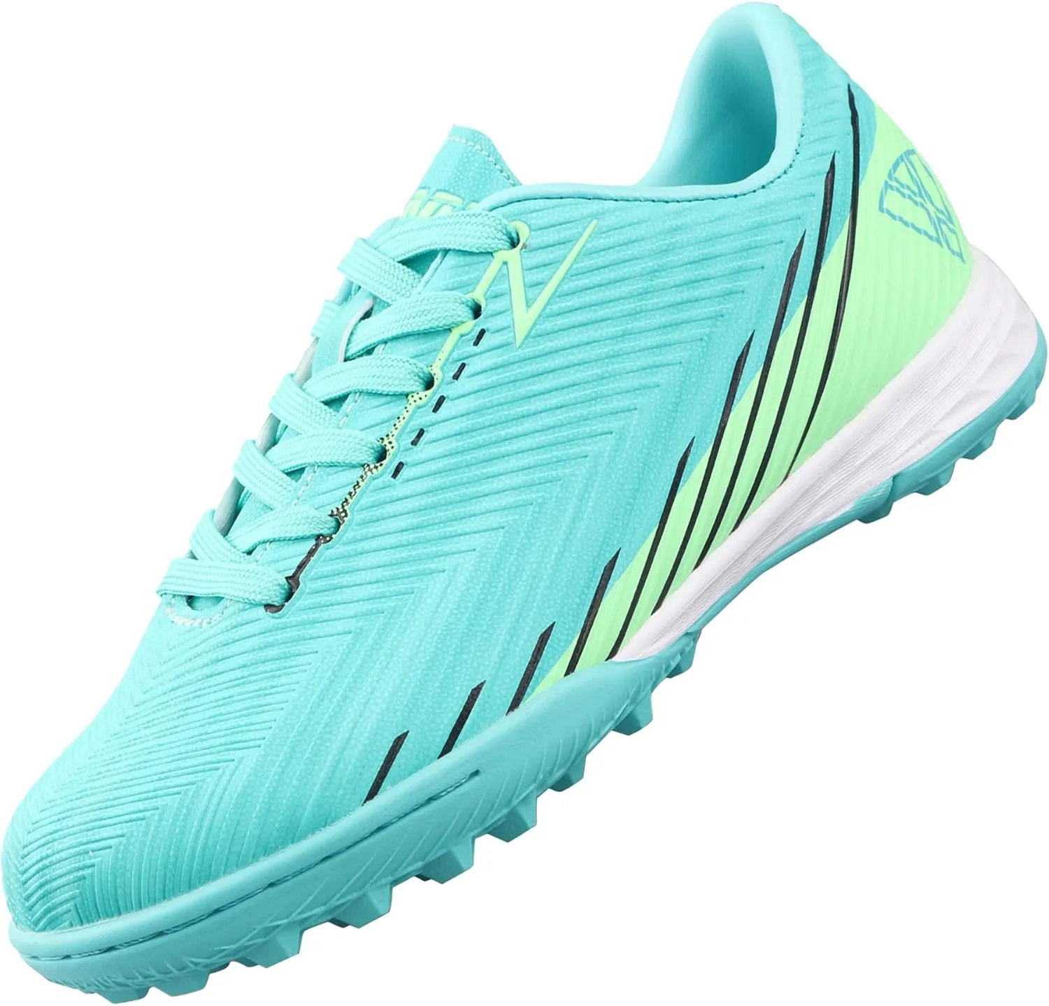 Vizari Tesoro Turf Soccer Shoes for Boys and Girls| Athletic Turf Shoes with Durable Synthetic Upper | Youth Football Turf Shoes with Molded Rubber Oursole | Superior Traction on Turf Ground