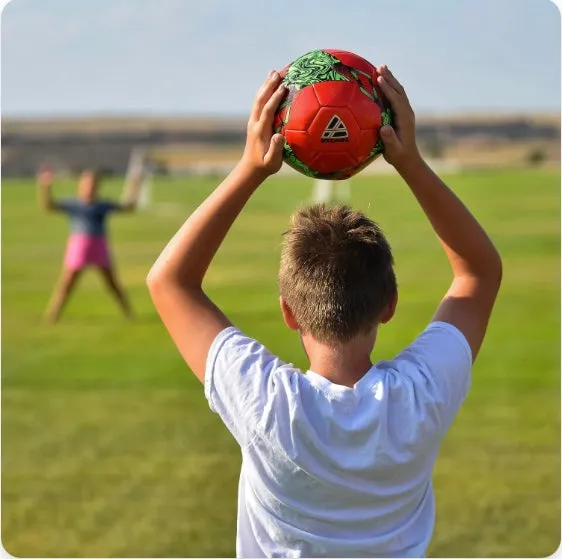 Vizari Toledo Soccer Ball-Red/Green VZBL91794