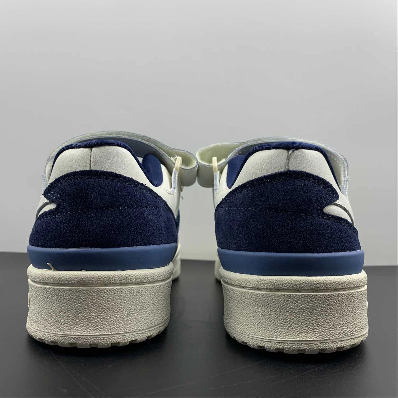 Adidas Forum 84 Low White Navy Marine GX2162 Compression Midsoles Cozy Motion