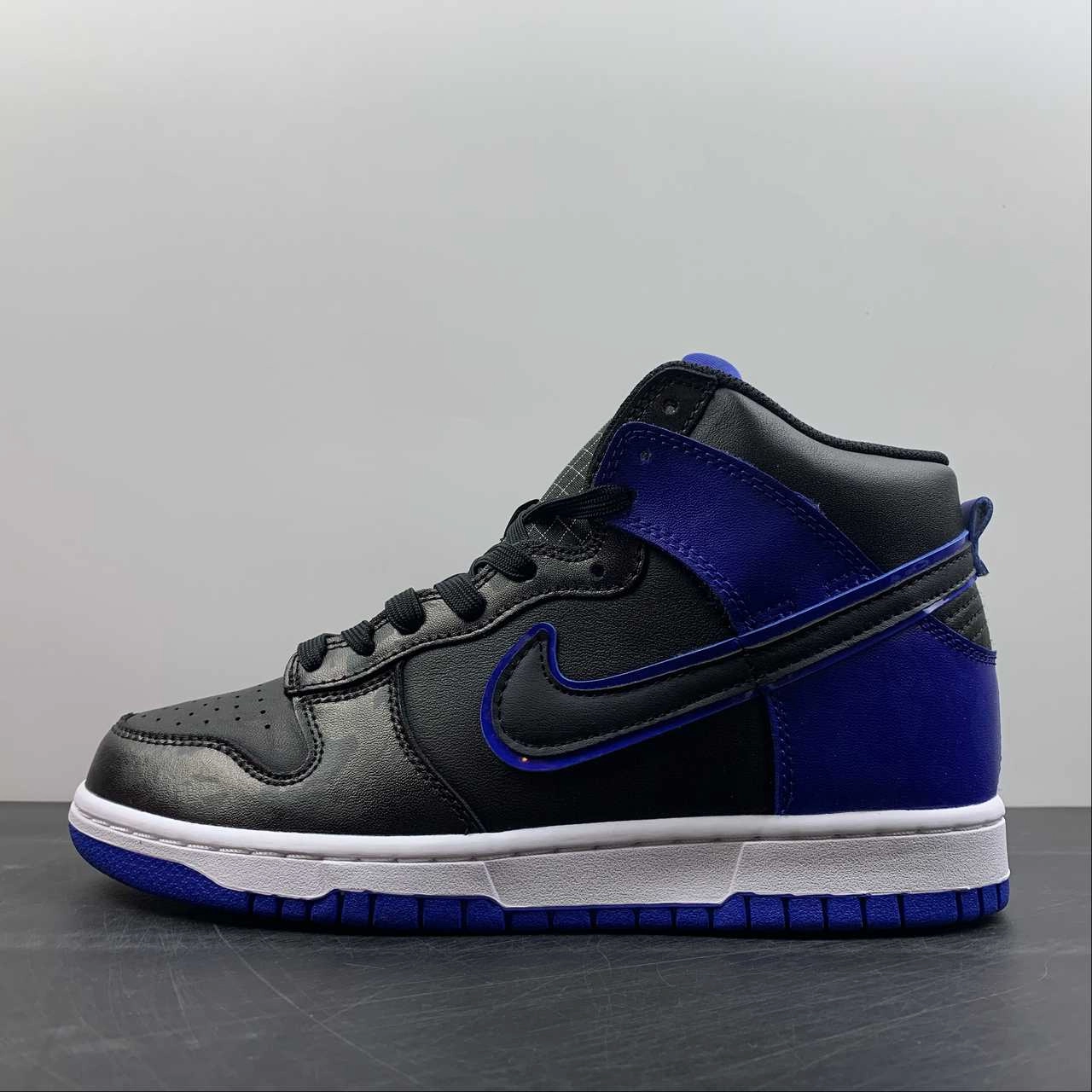 Dunk High SE Camouflage Black Royal DD3359-001 Active Routine