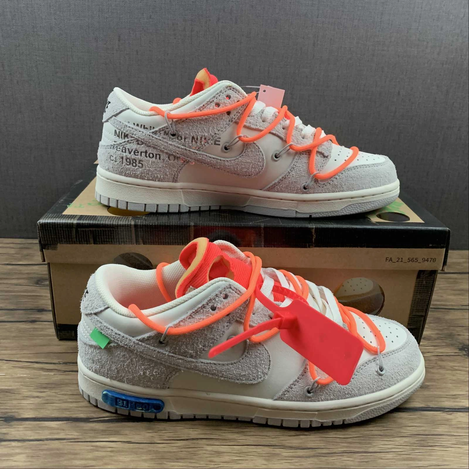 Travel Companion Neutral Top Dunk Low X Off-White 'Lote 31 de 50' DJ0950-116