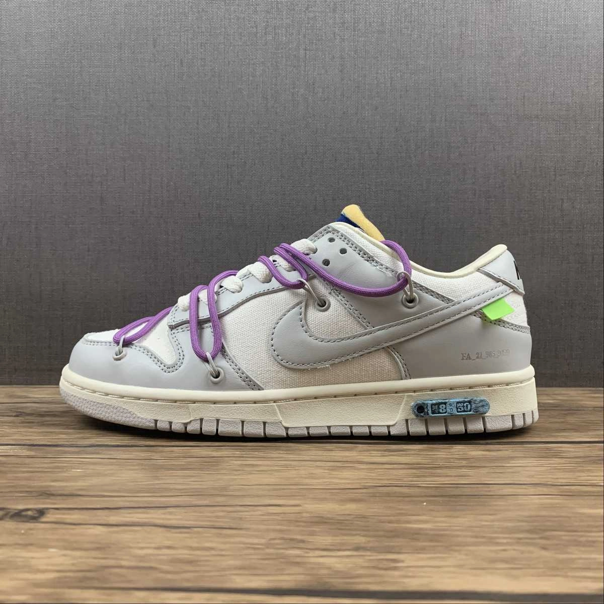 Dunk Low X Off-White 'Lote 48 de 50' DM1602-107 Ergonomic Last Design Ultra Cloud Foam