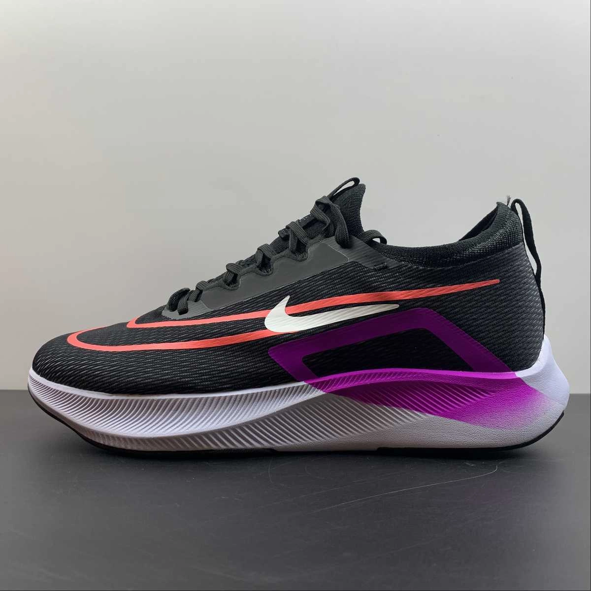 Casual Run Zoom Fly 4 Streakfly Black Pink CT2392-004