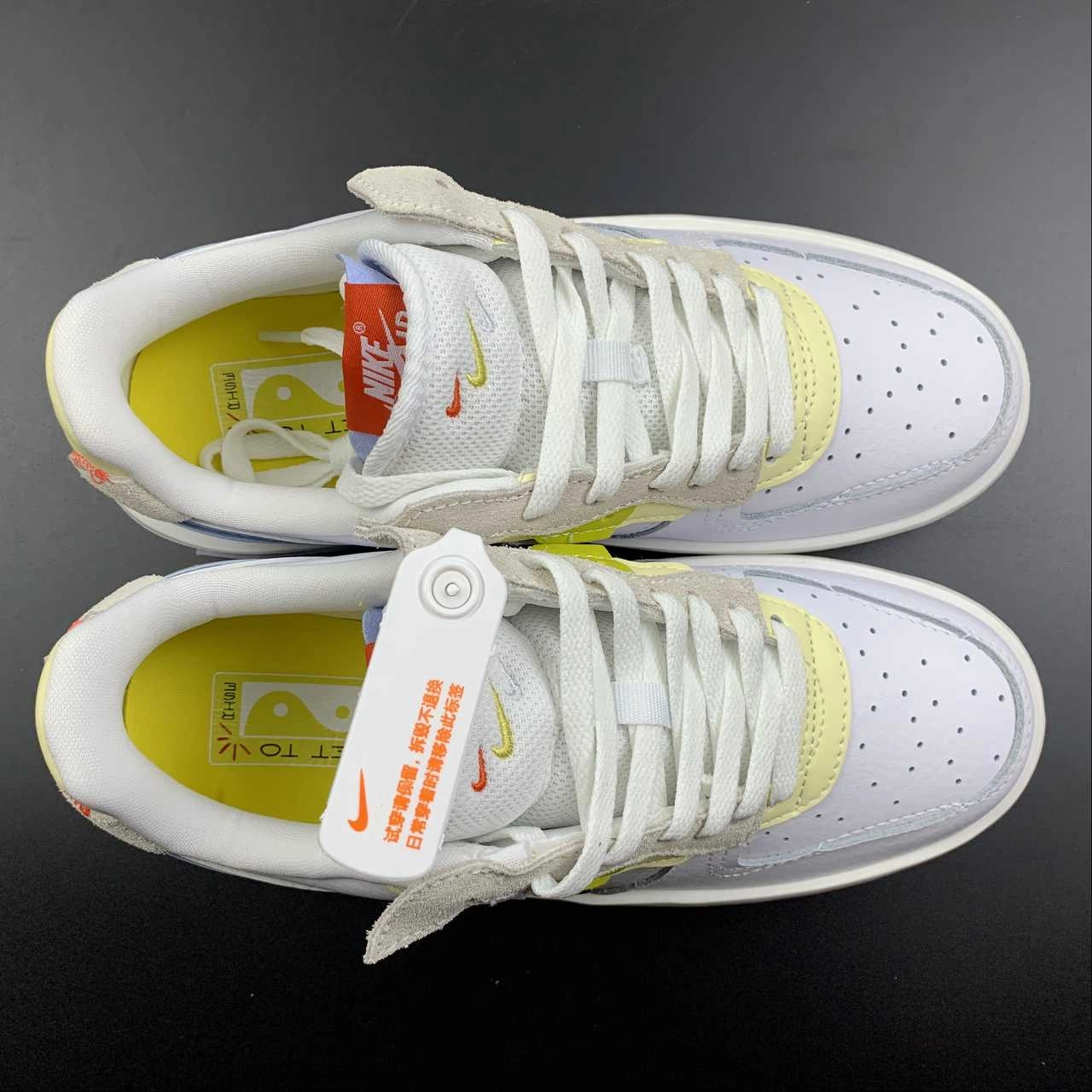 Sand Step Gentle Feel Air Force 1 FONTANKA Set To Rise White Phantom Lemon Drop Light Marine  DV2175-100