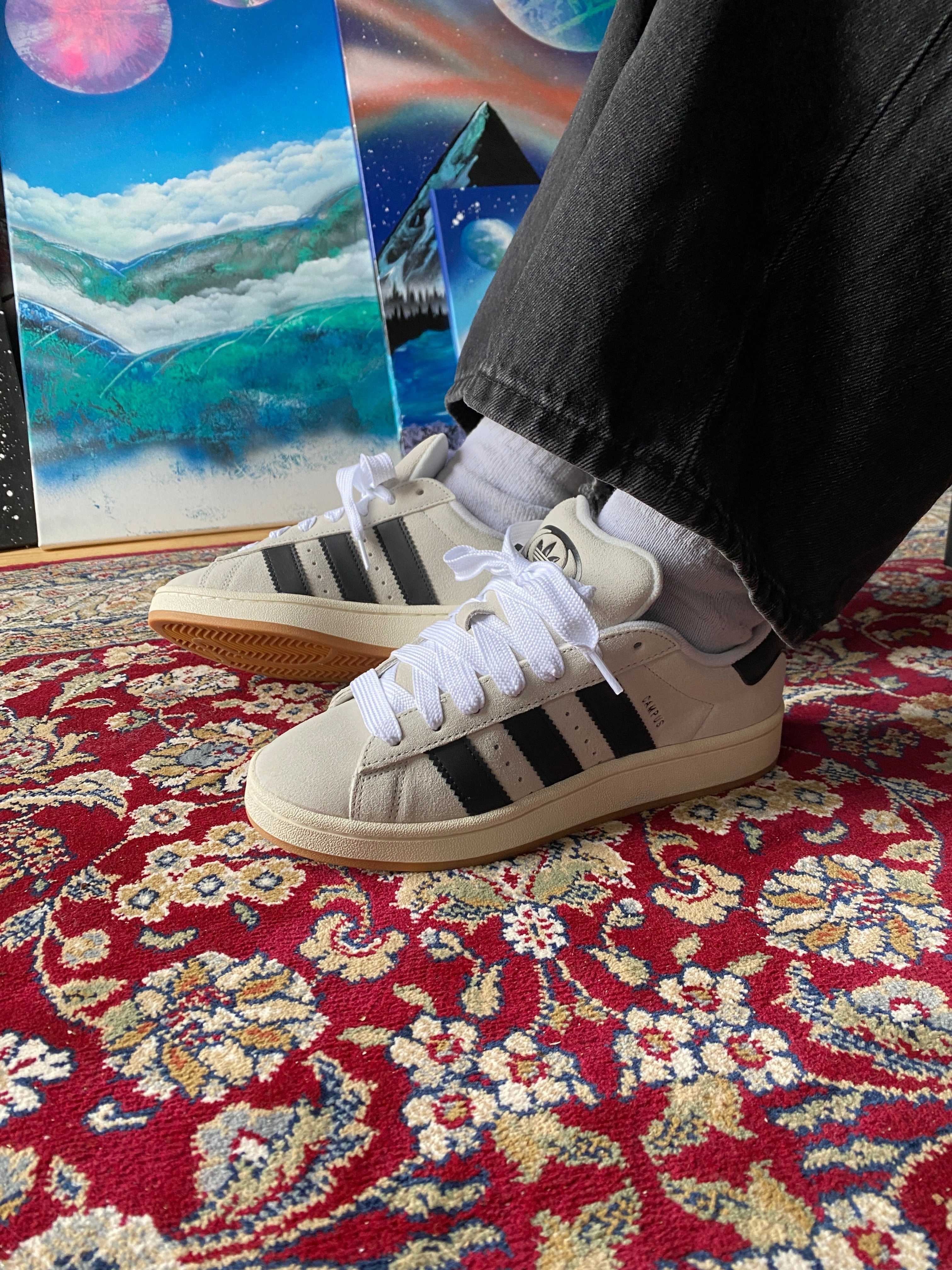 Comfortable Footwear Comfortable Straps Adidas Campus 00s White Crystal Core Black