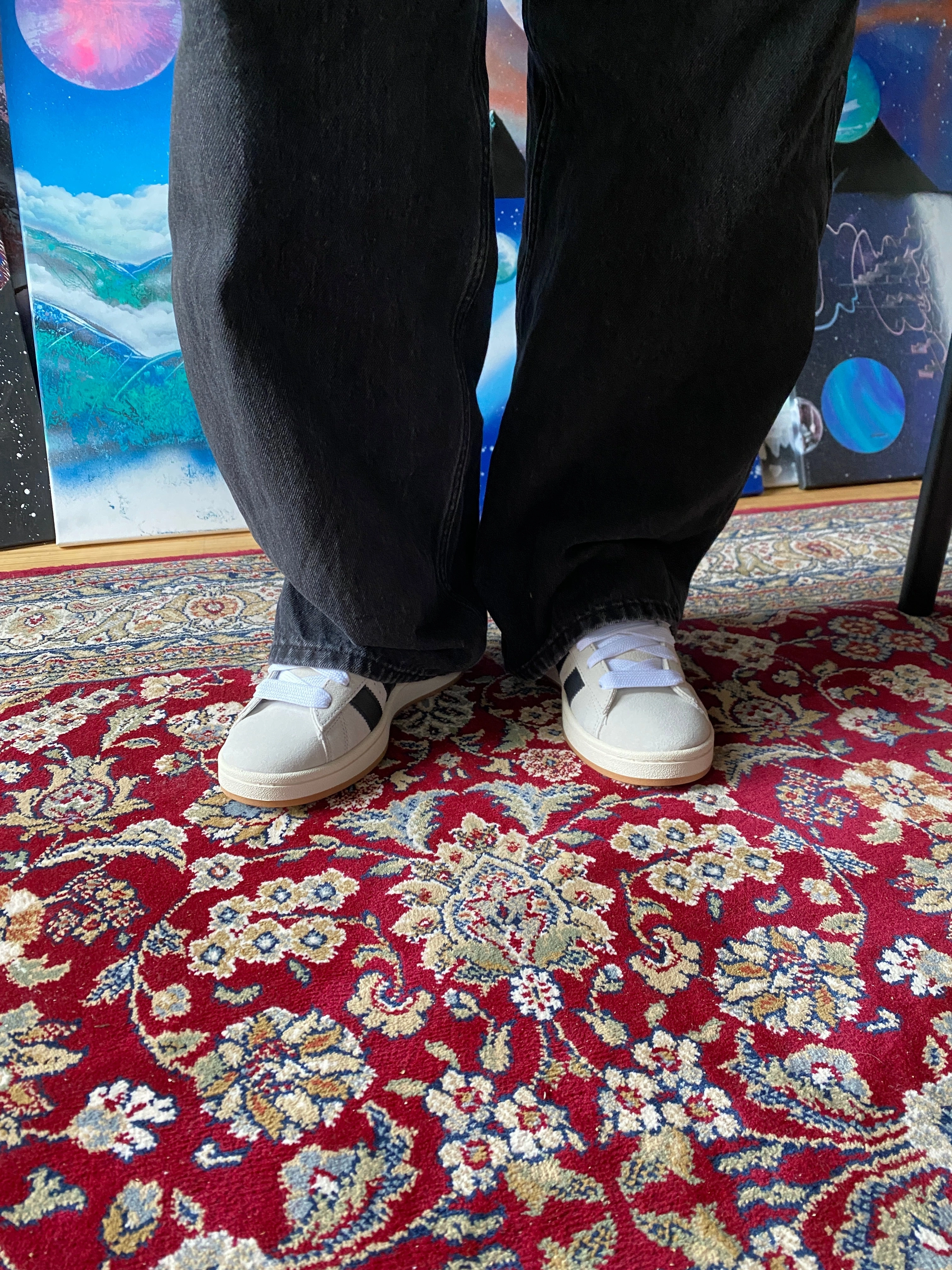 Adidas Campus 00s White Crystal Core Black Quick Slip