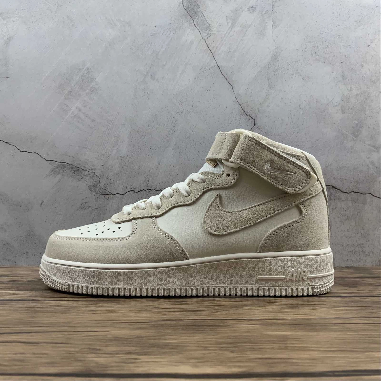 Tidy Lines Anti Slip Feature Air Force 1 High Grey White CW7584-200